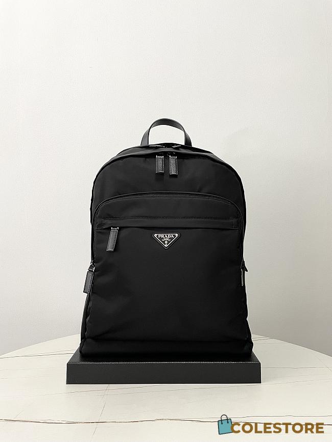 Colestore Prada Logo-Triangle Backpack 43.5x31x20CM  - 1