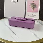 Colestore Celine Women Chain Shoulder Bag Cuir Triomphe 21x10x4CM - 5