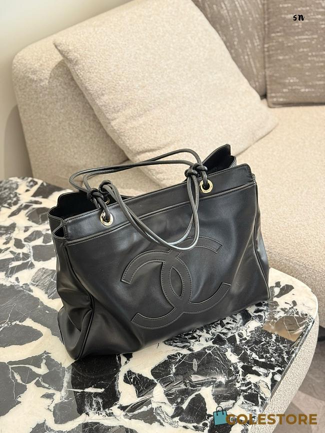 Colestore Chanel Tote Bag Black Size 41CM - 1