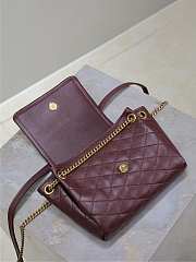 Colestore YSL Mini Nolita Crossbody Red Bag 18x13x6cm - 5