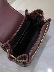 Colestore YSL Mini Nolita Crossbody Red Bag 18x13x6cm - 2
