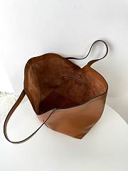 Colestore YSL Y Tote In Leather Brown 37x22x7-22cm - 4