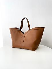 Colestore YSL Y Tote In Leather Brown 37x22x7-22cm - 2