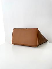 Colestore YSL Y Tote In Leather Brown 37x22x7-22cm - 3