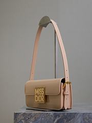 Colestore Miss Dior Flap Bag Nude 22x11x6cm - 6