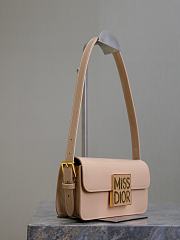 Colestore Miss Dior Flap Bag Nude 22x11x6cm - 4
