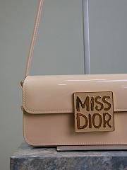 Colestore Miss Dior Flap Bag Nude 22x11x6cm - 3