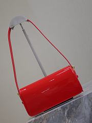 Colestore Miss Dior Flap Bag Red 22x11x6cm - 6