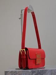 Colestore Miss Dior Flap Bag Red 22x11x6cm - 4