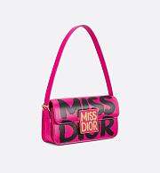 Colestore Miss Dior Graffiti Print Flap Bag 22x11x6cm  - 3