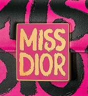 Colestore Miss Dior Graffiti Print Flap Bag 22x11x6cm  - 2