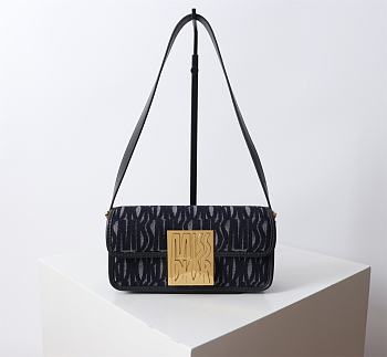 Colestore Miss Dior Flap Bag Allover Denim 22x11x6cm