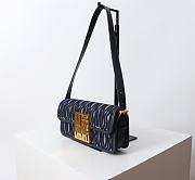 Colestore Miss Dior Flap Bag Allover Denim 22x11x6cm - 6