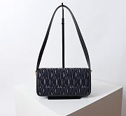 Colestore Miss Dior Flap Bag Allover Denim 22x11x6cm - 5
