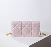 Colestore Dior Miss Caro Pouch With Chain Strap Powder Pink 19×11×4.5cm - 5