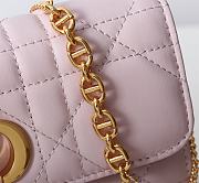 Colestore Dior Miss Caro Pouch With Chain Strap Powder Pink 19×11×4.5cm - 2