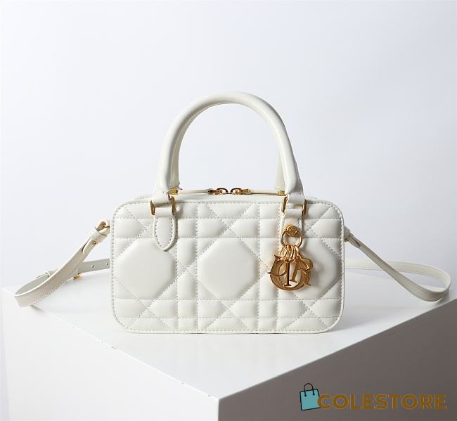 Colestore Dior Mini Doctor Bag White 20X11.5X7cm - 1