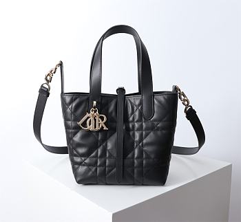Colestore Dior Toujours Vertical Tote Bag Black 16×18×12Cm