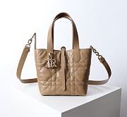 Colestore Dior Toujours Vertical Tote Bag Tan 16×18×12Cm - 1