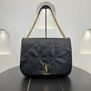 Colestore YSL Saint Laurent Jamie Black Leather Bag 43x29x9CM - 1