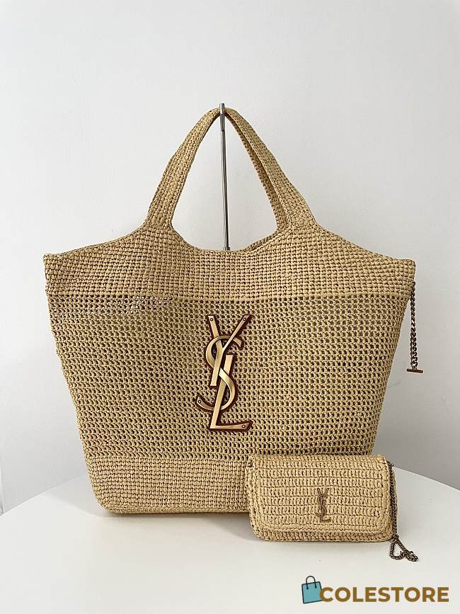  Colestore YSL Icare Maxi Tote Bag Nude 37-55x43x5cm - 1