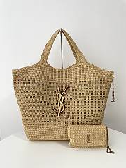  Colestore YSL Icare Maxi Tote Bag Nude 37-55x43x5cm - 1