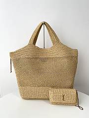  Colestore YSL Icare Maxi Tote Bag Nude 37-55x43x5cm - 2