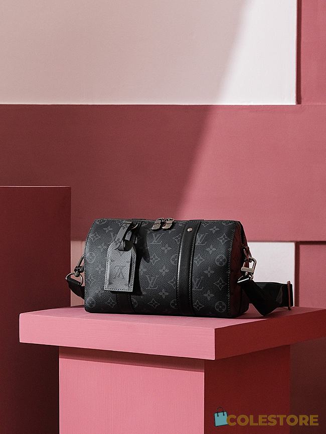 Colestore Louis Vuitton City Keepall Monogram Eclipse Black 27x17x13CM - 1
