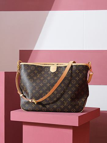Colestore Louis Vuitton Delightful Handbag In Brown Monogram 46x30x13CM