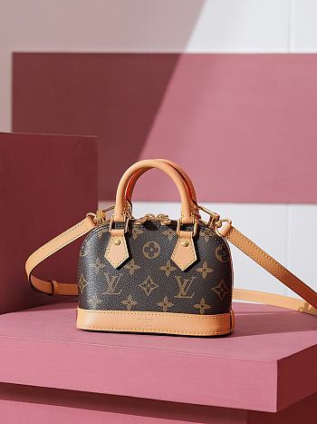 Colestore Louis Vuitton Nano Alma Mini 18x12x8CM