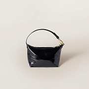 Colestore Miu Miu Black Naplak Patent Leather Pouch 18.5x14x10CM - 6