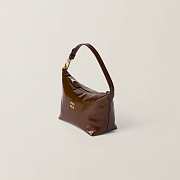 Colestore Miu Miu Brown Naplak Patent Leather Pouch 18.5x14x10CM - 4