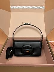 Colestore Miu Miu Penny Black Shoulder Bag 23x13.5x5CM - 1
