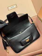 Colestore Miu Miu Penny Black Shoulder Bag 23x13.5x5CM - 5