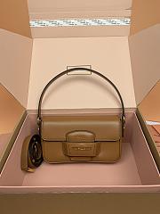 Colestore Miu Miu Penny Brown Shoulder Bag 23x13.5x5CM - 1
