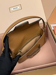 Colestore Miu Miu Penny Brown Shoulder Bag 23x13.5x5CM - 5