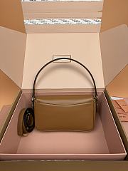 Colestore Miu Miu Penny Brown Shoulder Bag 23x13.5x5CM - 3