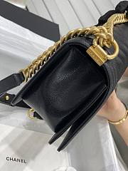 Colestore Chanel Boy Black Bags size 25CM - 6