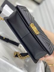 Colestore Chanel Boy Black Bags size 25CM - 3