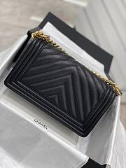 Colestore Chanel Boy Black Bags size 25CM - 2