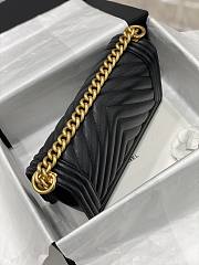 Colestore Chanel Boy Black Bags size 25CM - 5
