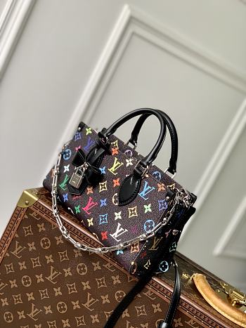 Colestore Onthego East West Monogram Reverse Black 13x10x25CM