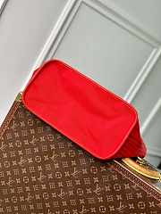 Colestore Louis Vuitton Neverfull Bandoulière Inside Out MM Rouge Sari 31x29x14cm - 5
