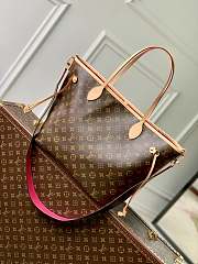 Colestore Louis Vuitton Neverfull Bandoulière Inside Out MM Rose Pondichery 31x29x14cm - 6
