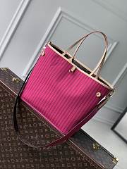 Colestore Louis Vuitton Neverfull Bandoulière Inside Out MM Rose Pondichery 31x29x14cm - 4