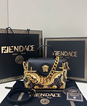 Colestore Versace x Fendi 'FENDACE LA MEDUSA MEDIUM HANDBAG' size 25cm