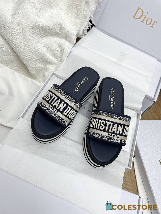 Colestore Dior Dway Platform Slide 6cm - 1