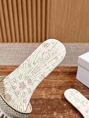 Colestore Dior Dway Slide White and Gold  - 3