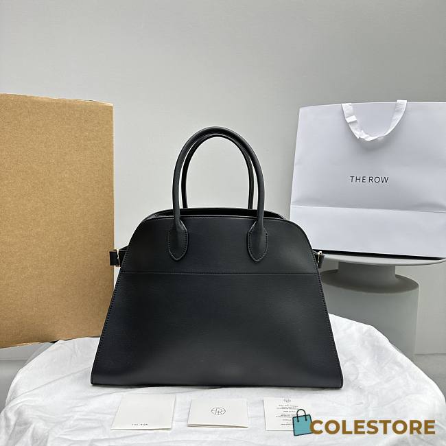 Colestore The Row Soft Margaux 15 Bag Black in Leather 38.5x30x16cm - 1