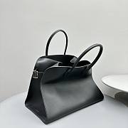 Colestore The Row Soft Margaux 15 Bag Black in Leather 38.5x30x16cm - 5
